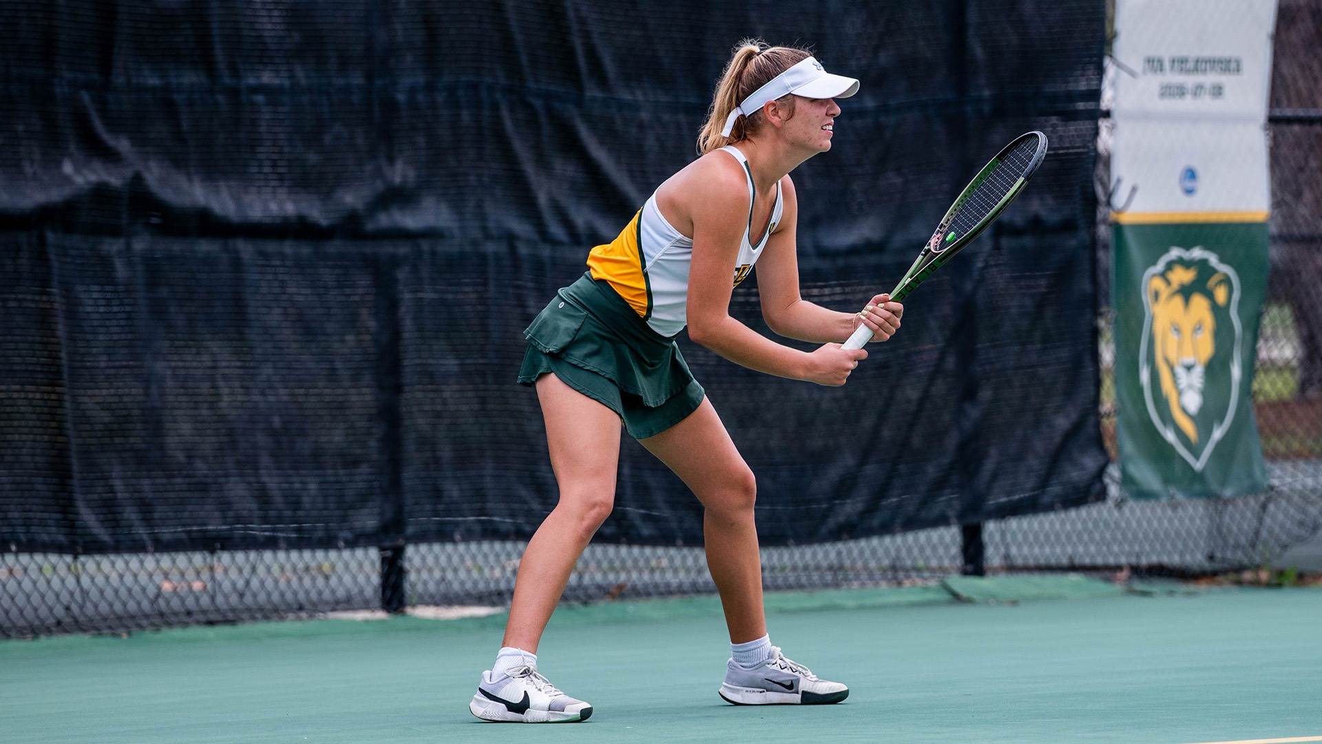 Paige Duncan readies for a shot versus Chattanooga Feb. 21, 2026