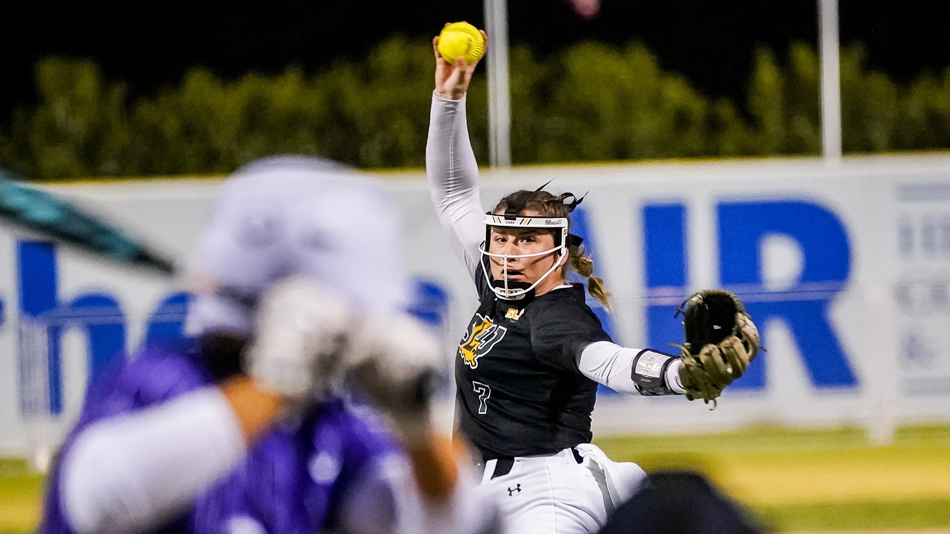 Cera Blanchard fires a pitch