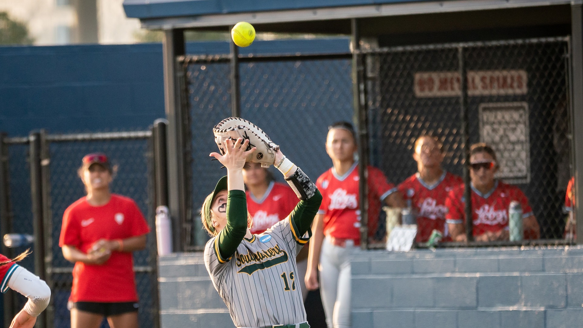 Brilee Ford hauls in a foul out