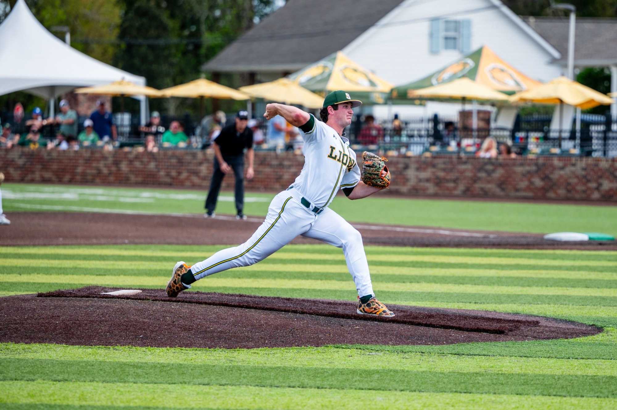 Blake Lobell delivers a pitch to the plate.