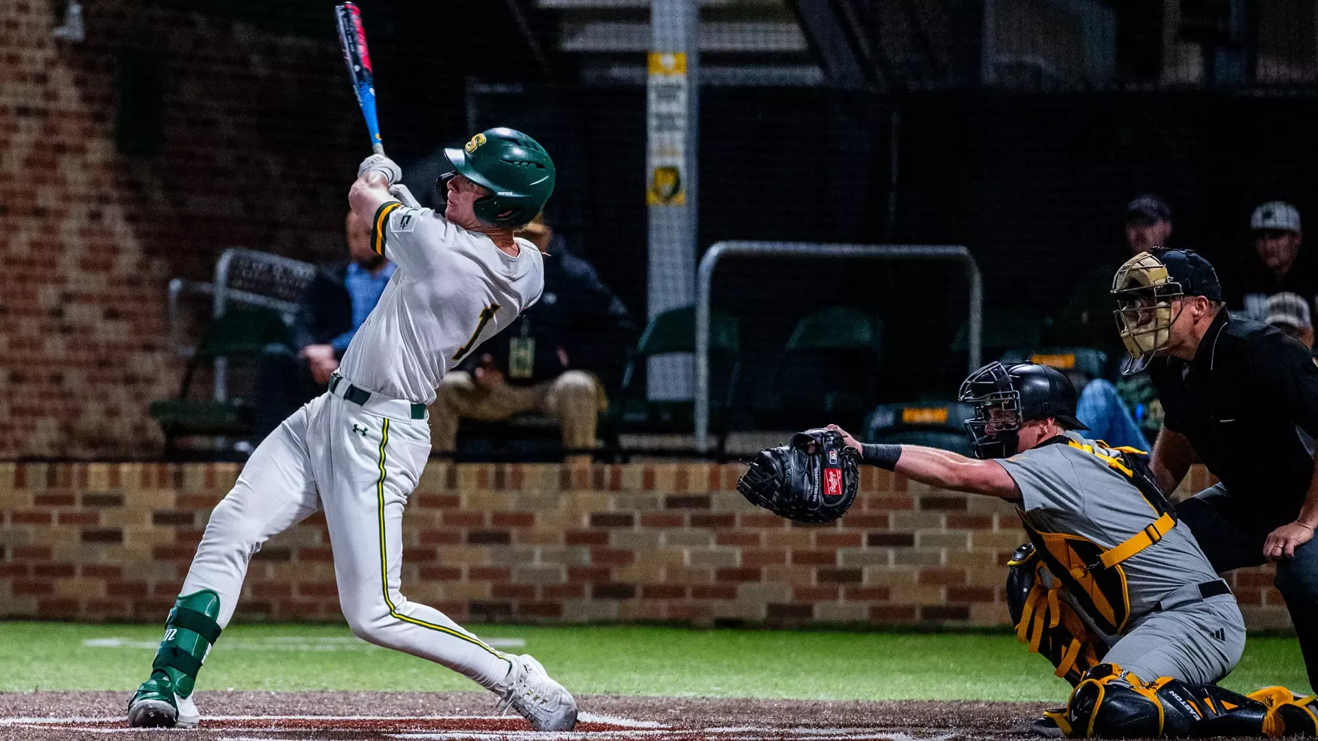 Connor Cuff takes a big cut at the plate.
