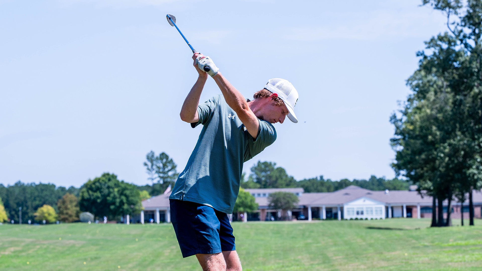 Patrick Blaum takes a swing 