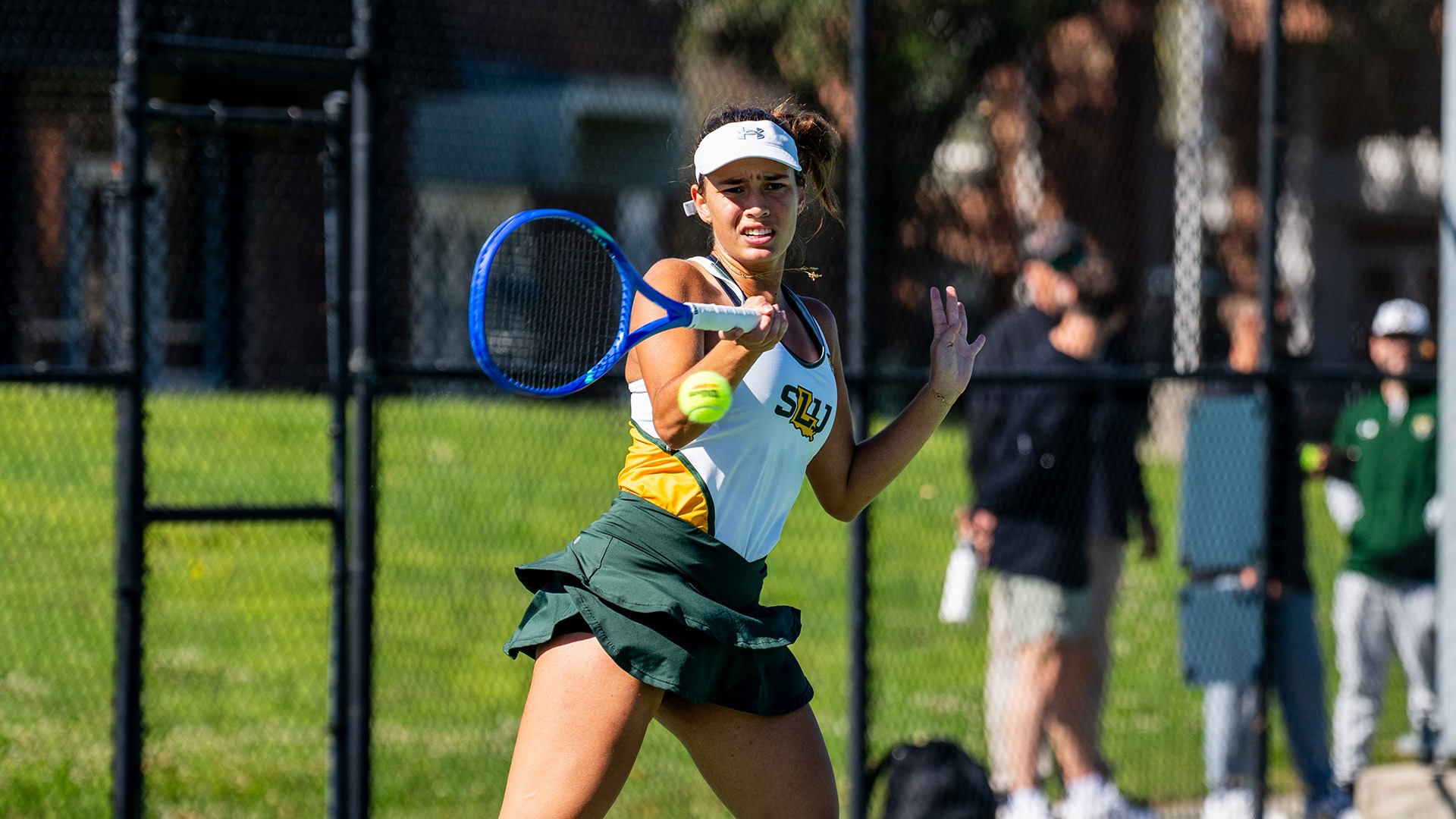 Adriana Tirado hits a shot versus Texas A&M-Corpus Christi March 13, 2026