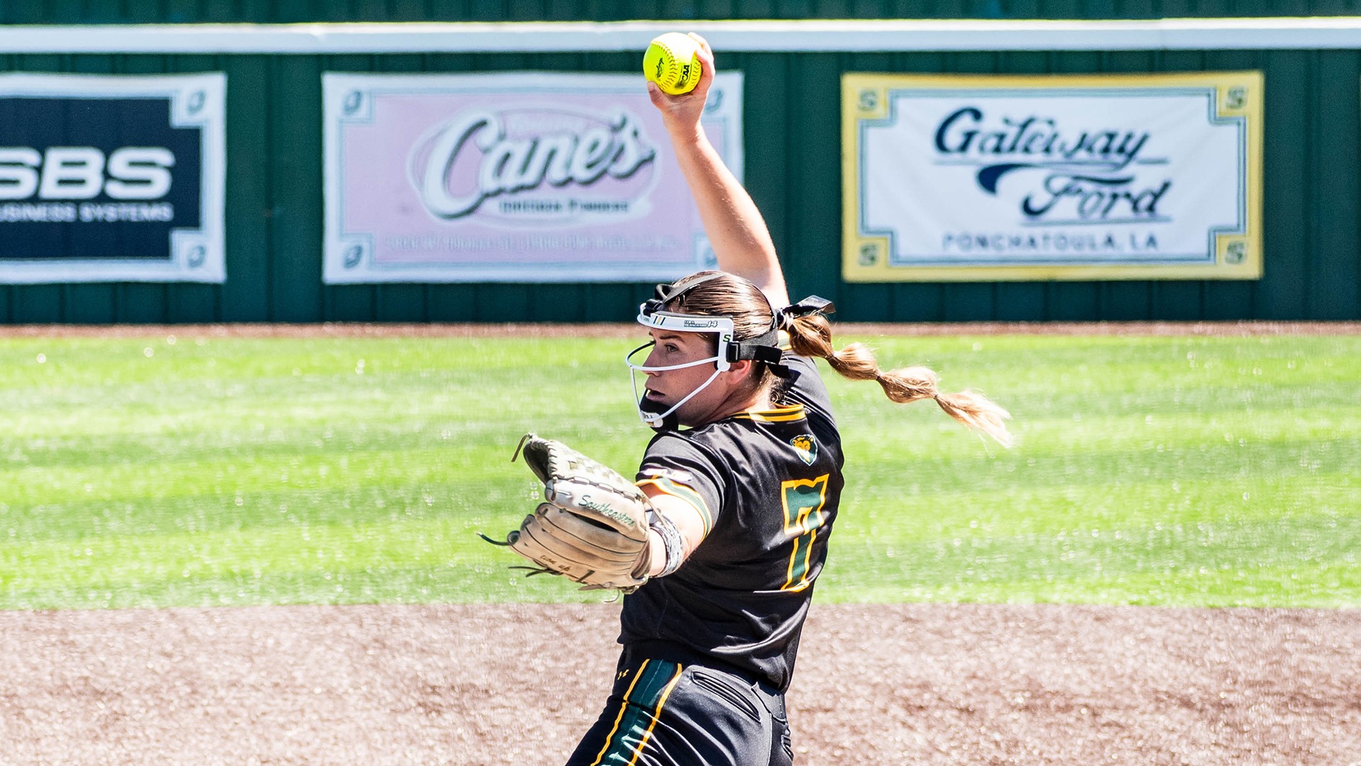 Cera Blanchard fires a pitch