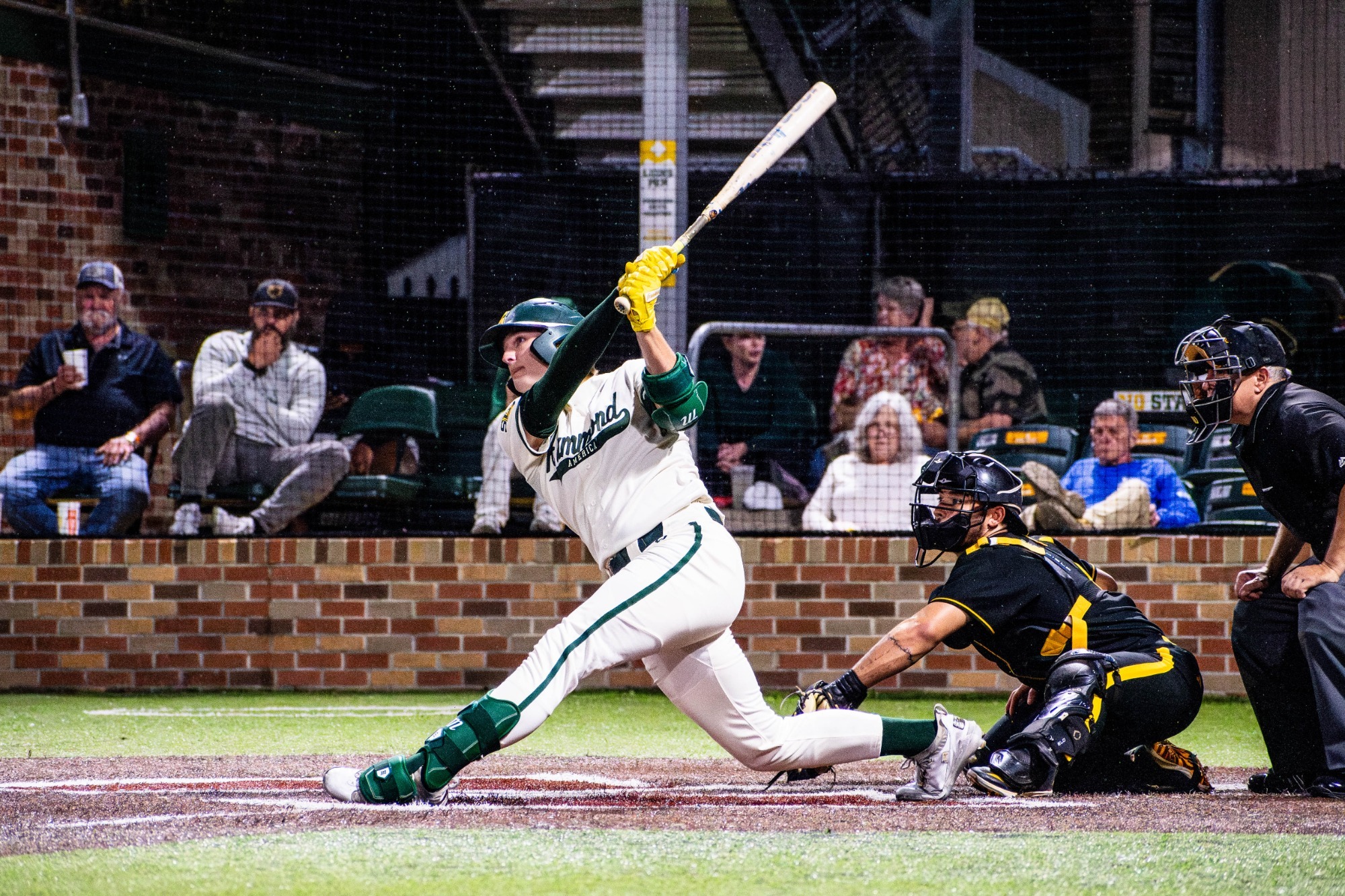Brody Capps launches a grand slam to left-center field for his fifth home run of the season.