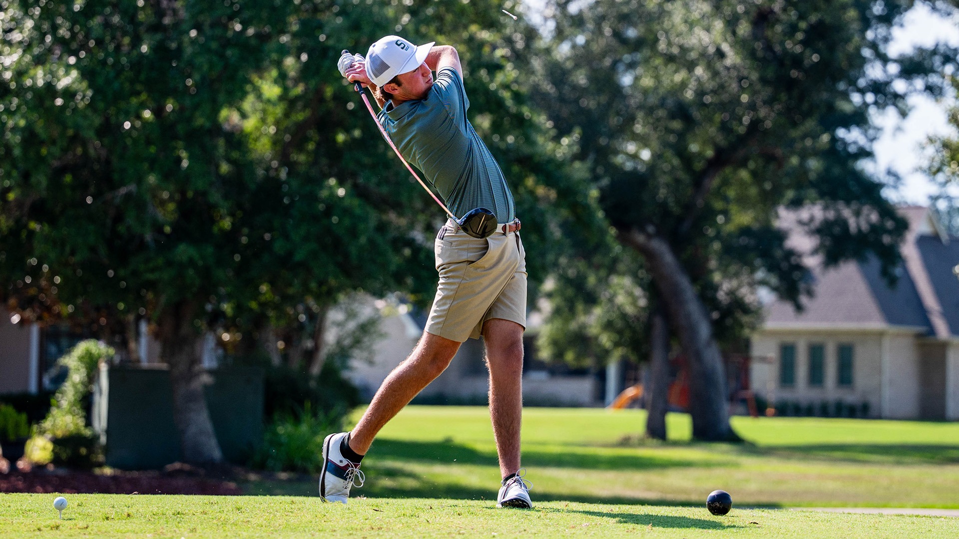 David Marsh takes a swing 