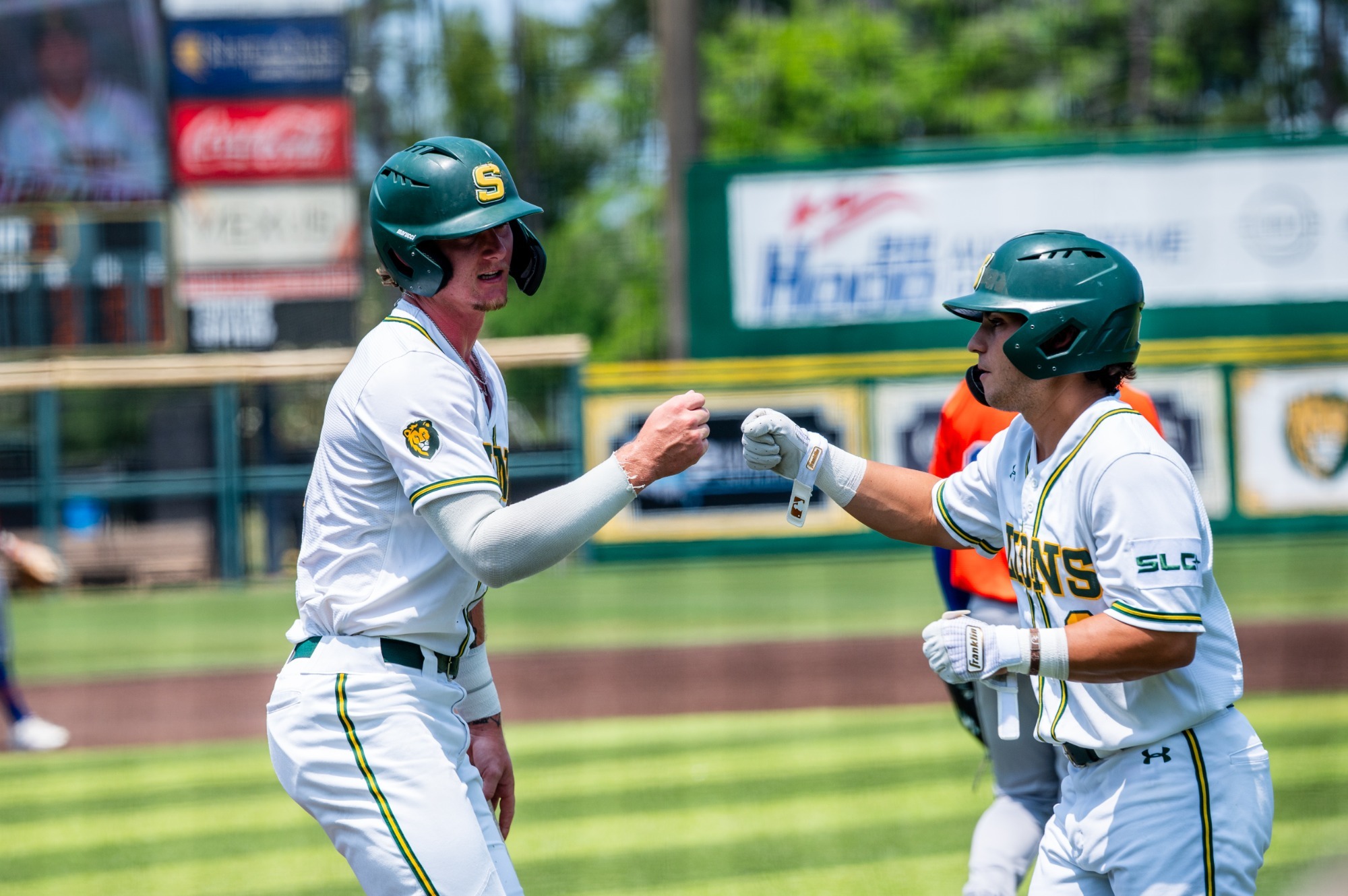Alex Perry & Ben Robichaux bump fists