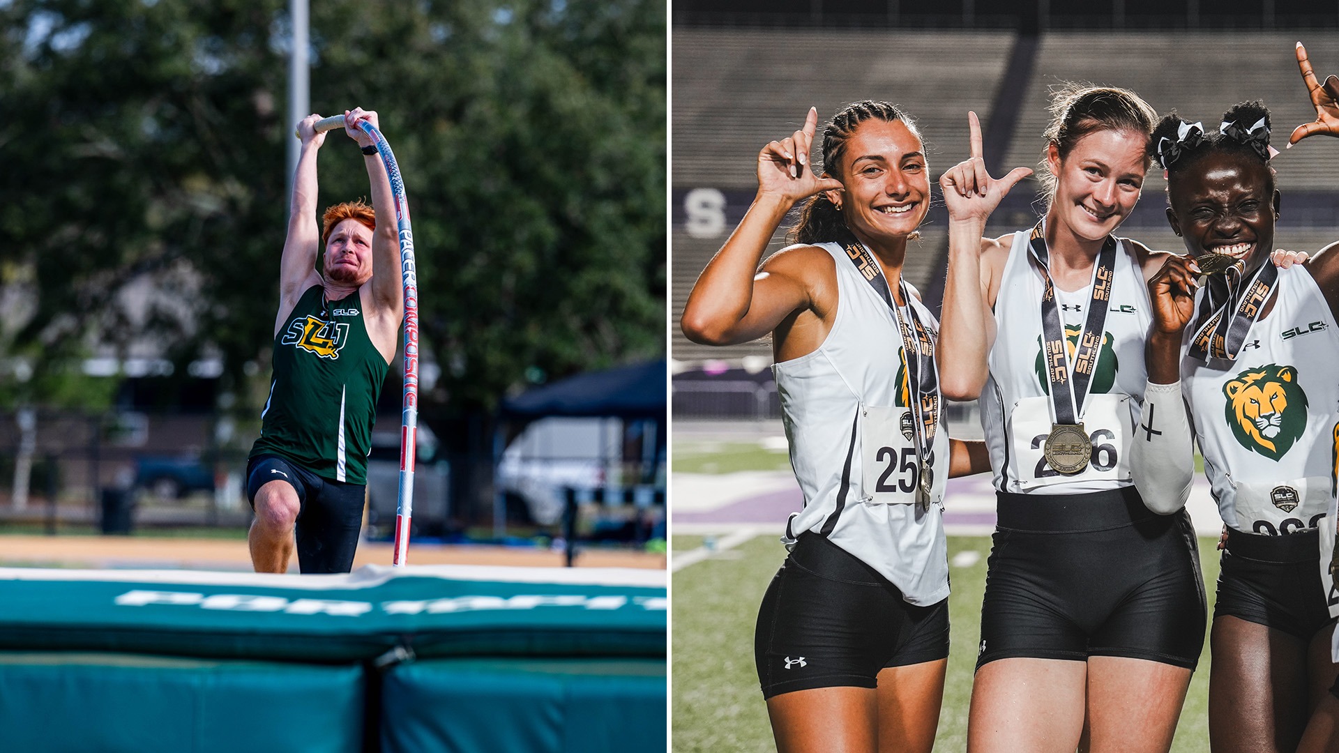Trey Faherty, Breanna Becerra, Miriam Kauer, and Onyah Favour included on the All-Academic Graphic