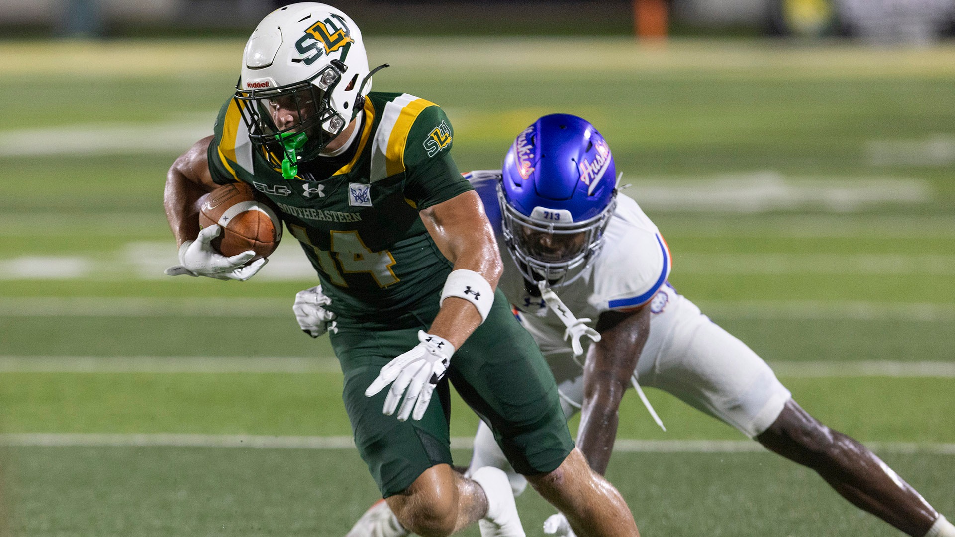 Lawson Dixon evades a tackle versus HCU August 27, 2026