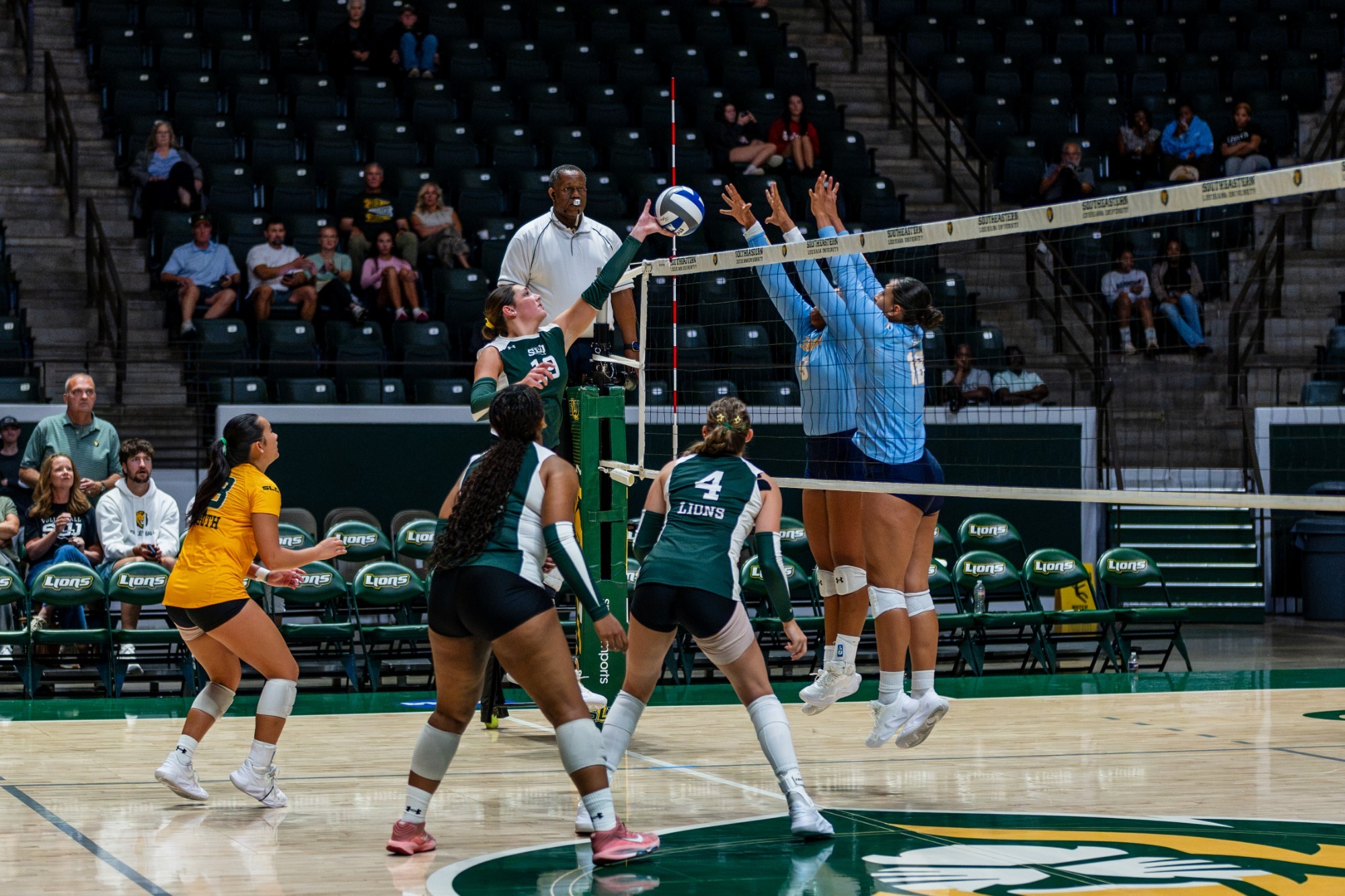 The Lions go for an attack in the University Center