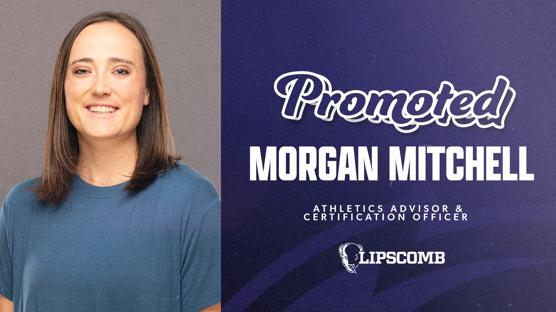 Morgan Mitchell Elevated to Academic Advisor and Certification Officer