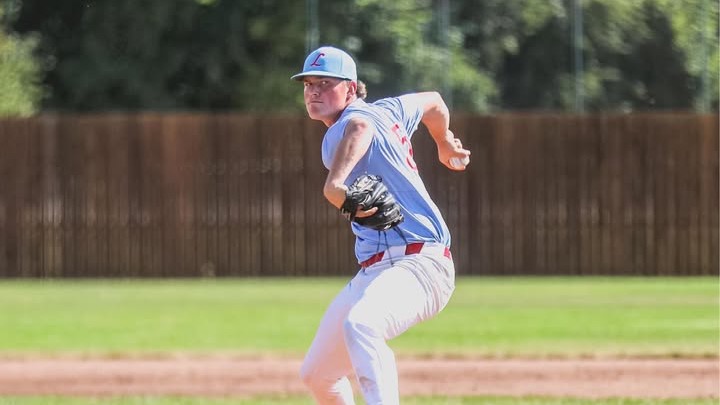 LLCC pitcher pitching.
