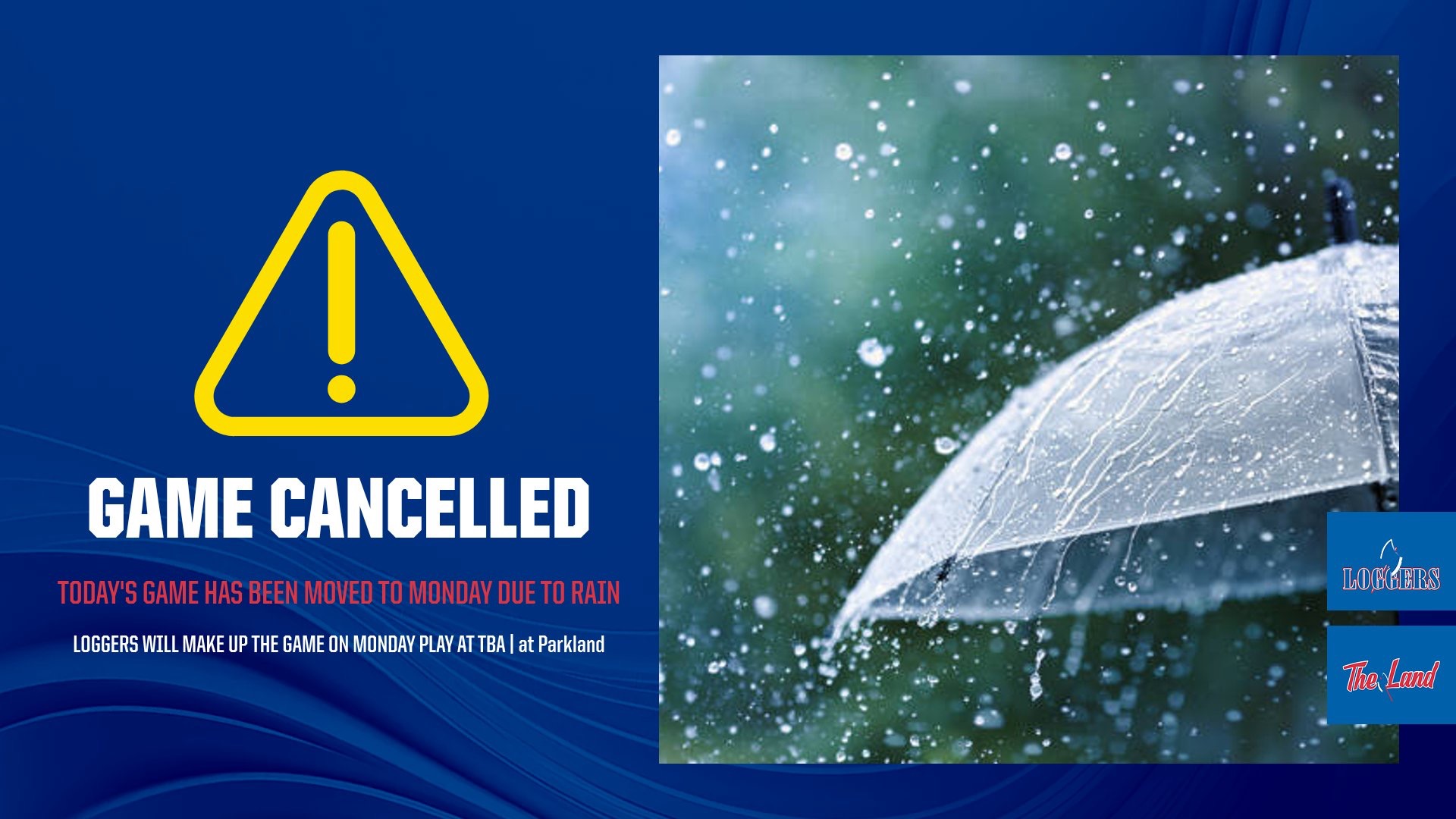 LLCC baseball game moved to Monday at Parkland.