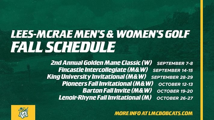 LMC 2026 Fall Golf Schedule
