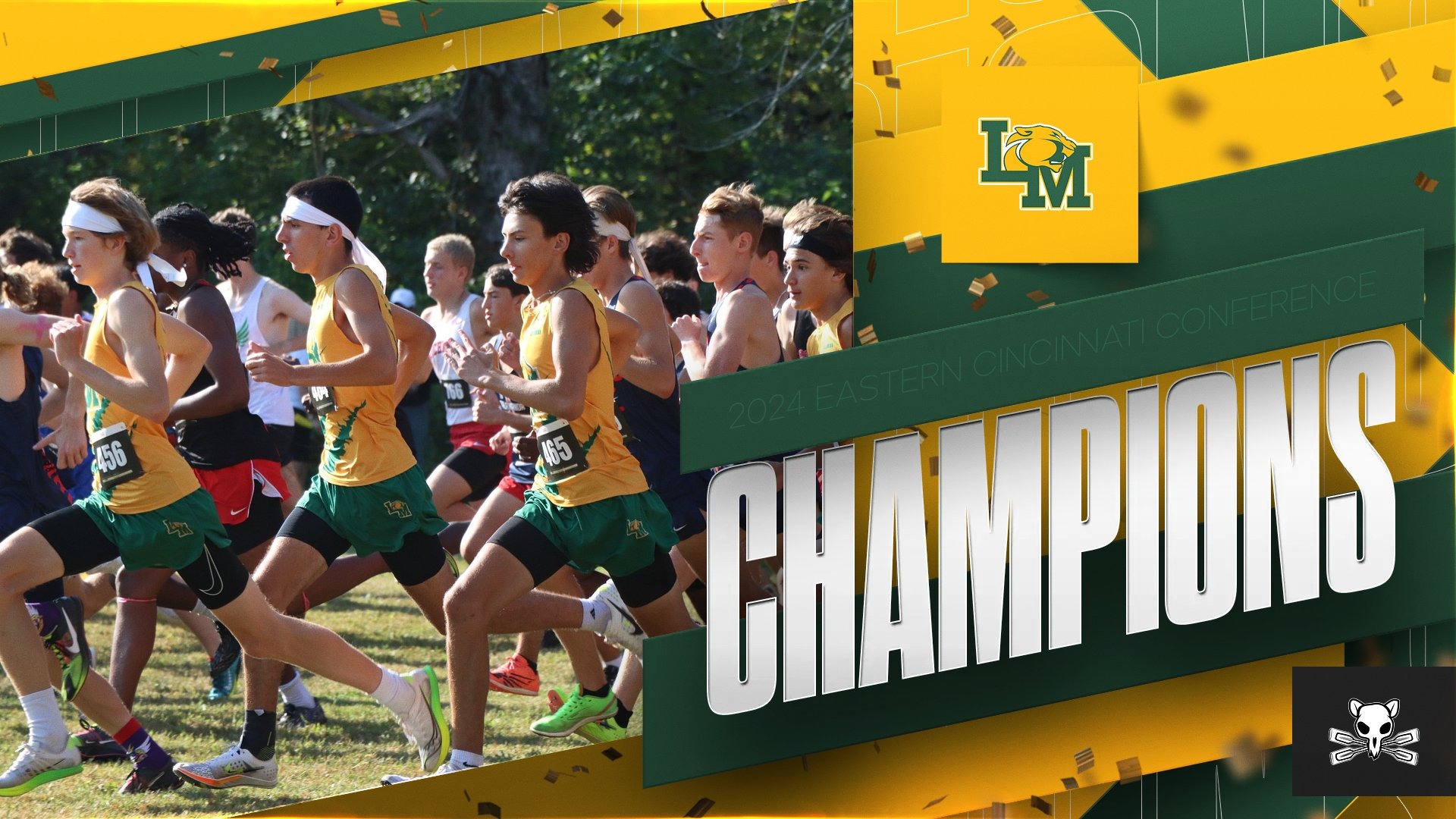 2024 Boys' XC ECC Champions Graphic