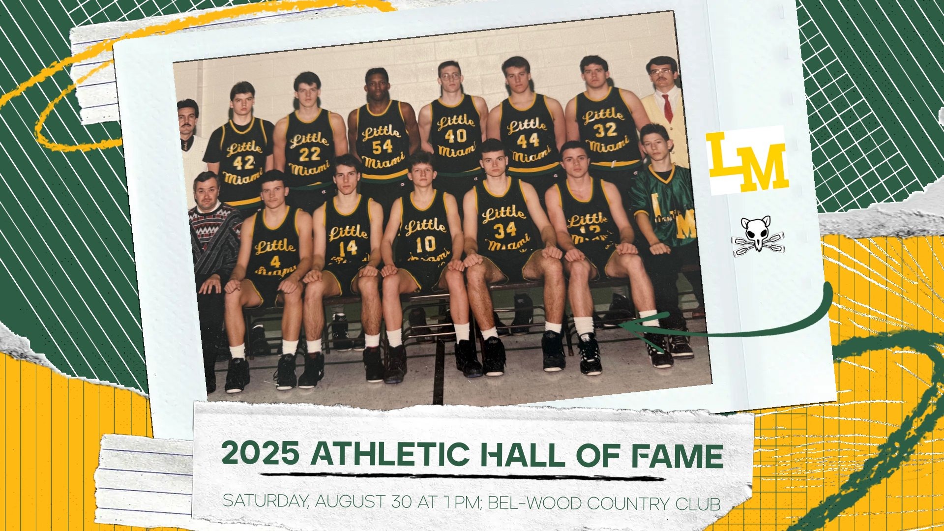 2025 Athletic Hall of Fame Graphic