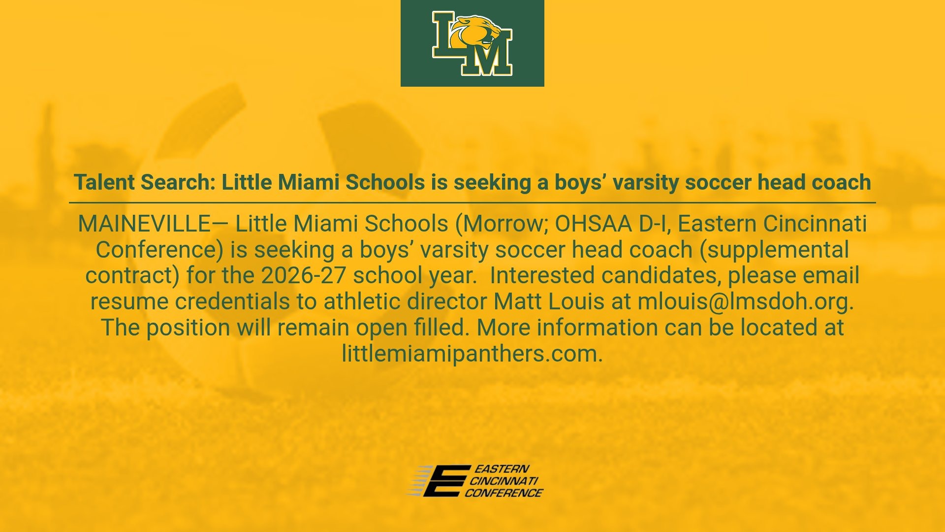 2026-27 Boys Soccer Posting