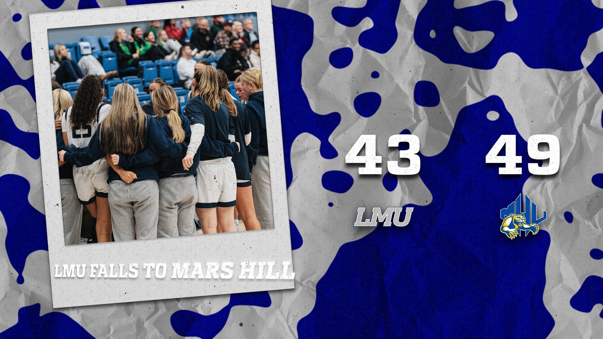 LMU Women's Basketball Falls to Mars Hill Lincoln Memorial University