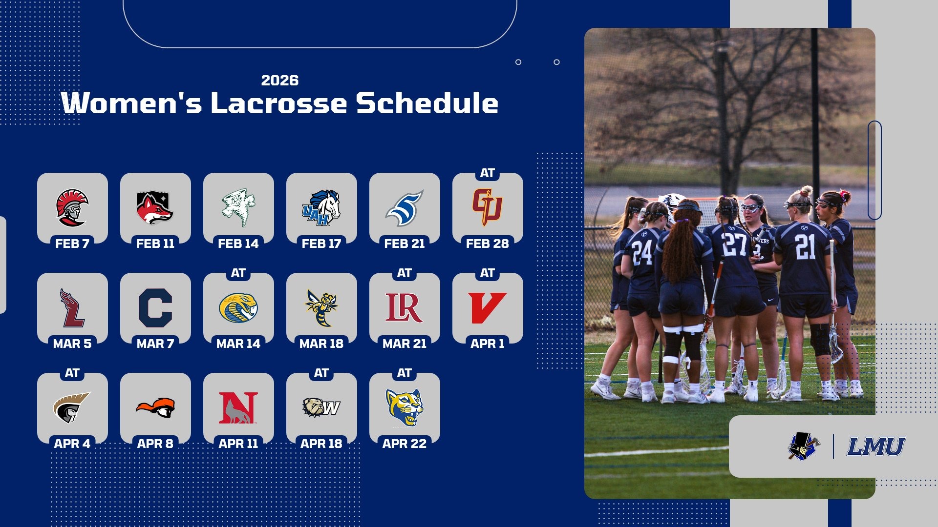 WLAX 2026 SCHEDULE