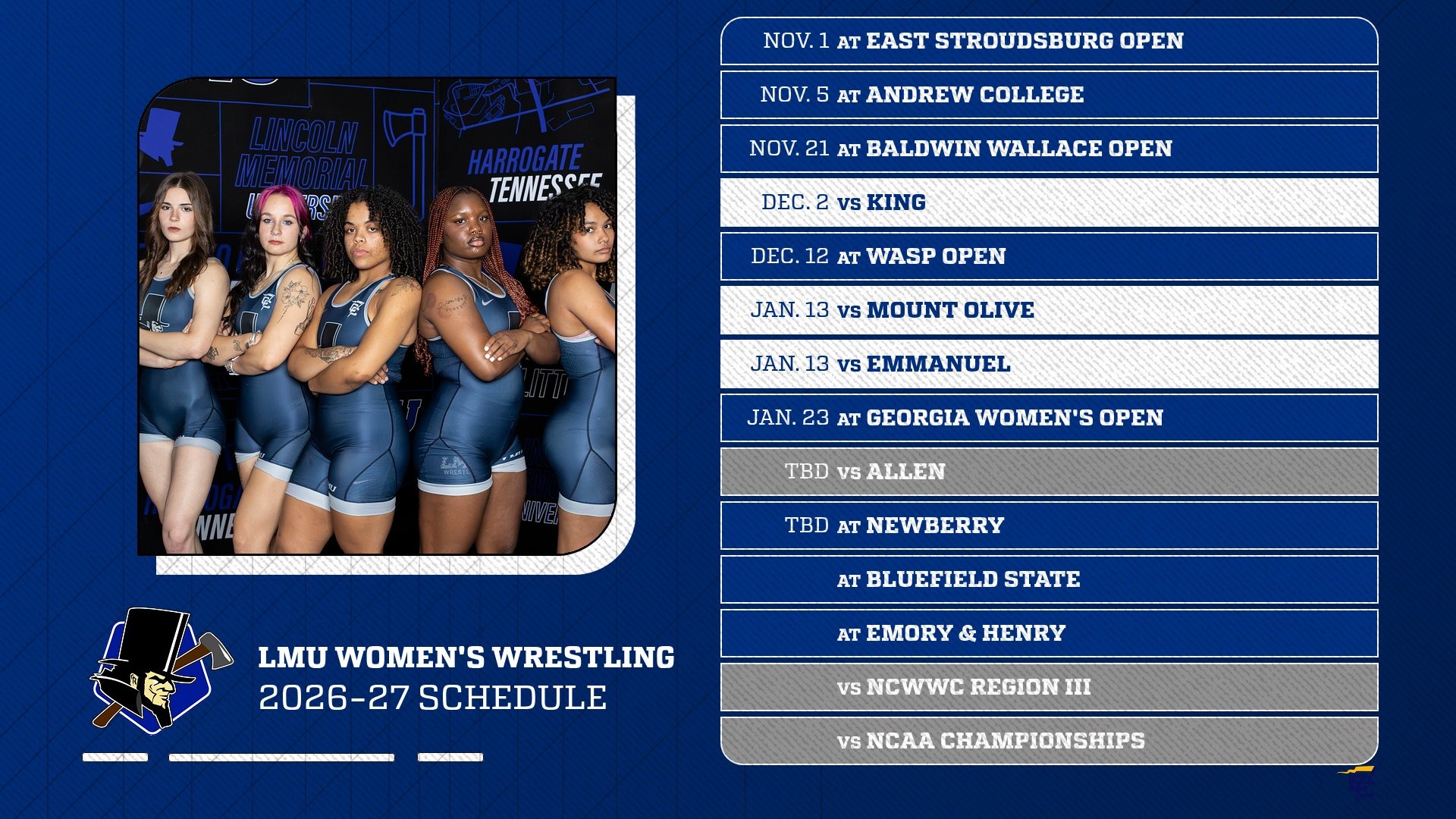 WWREST 26-27 Schedule