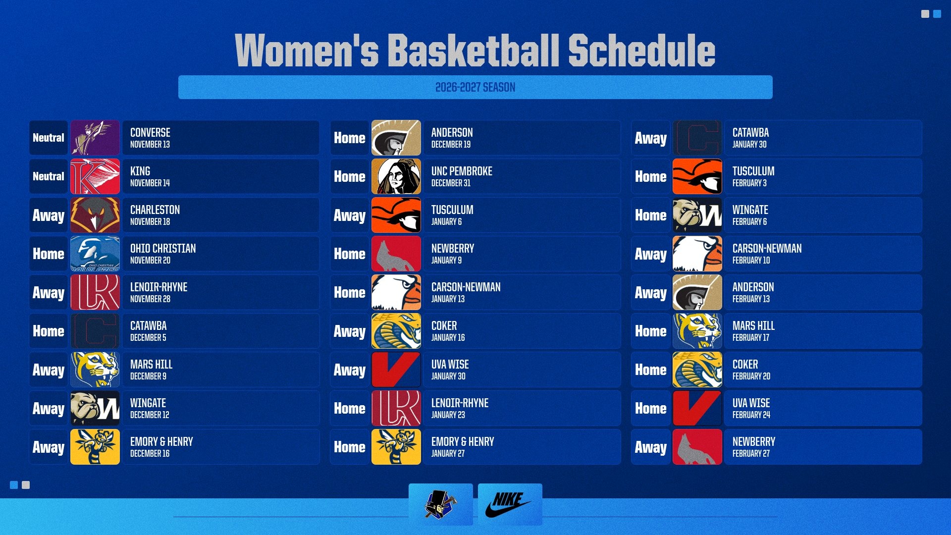 wbb schedule release 26-27