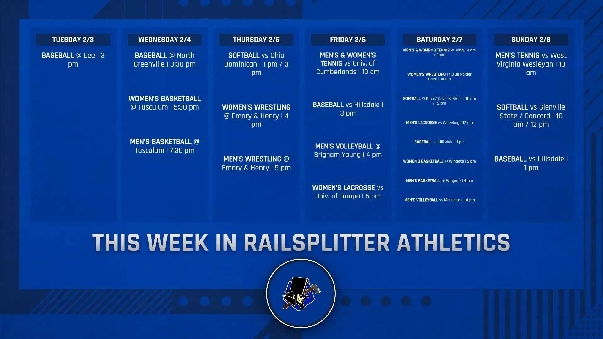 this week in railsplitter athletics feb 2-8 26