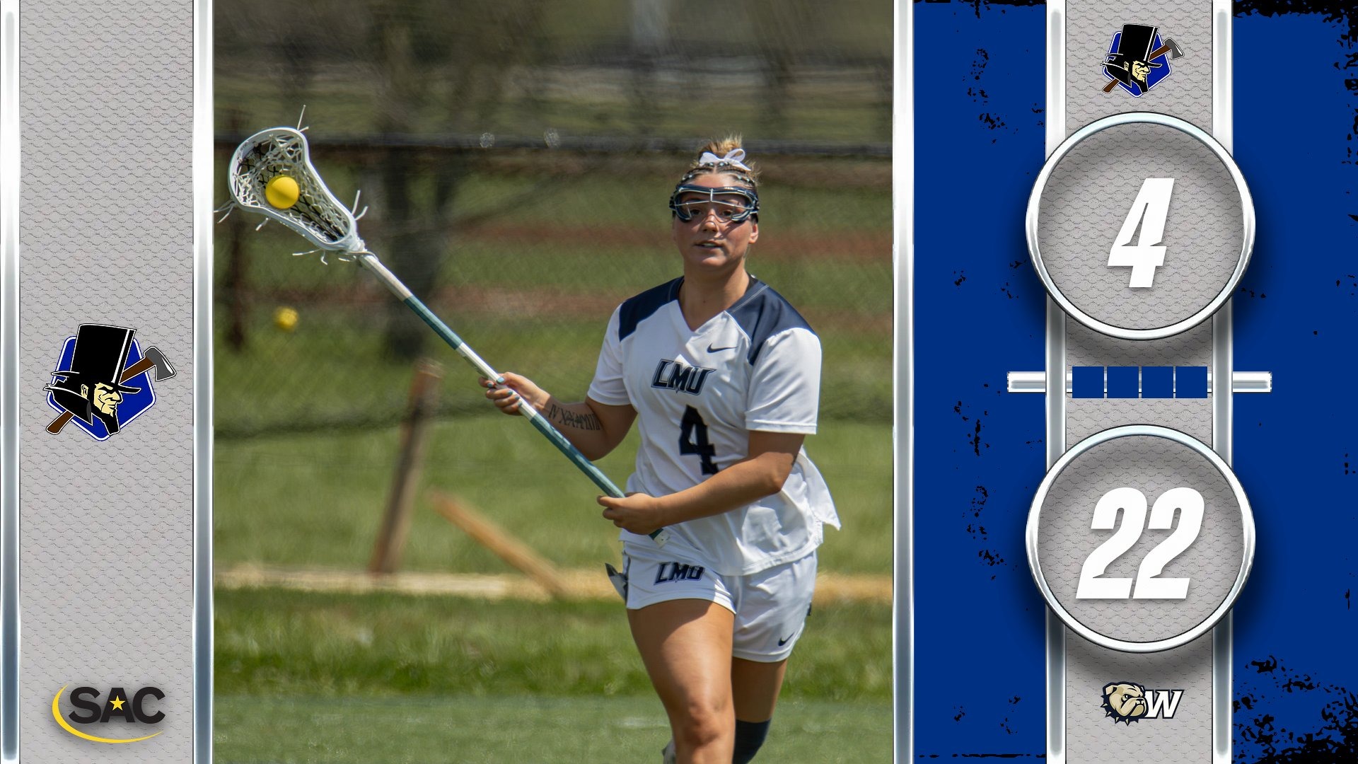 wlax @ wingate recap 4-18-26