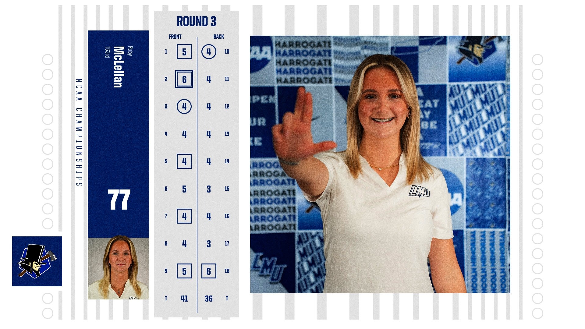 Ruby Round Three at NCAA Championships
