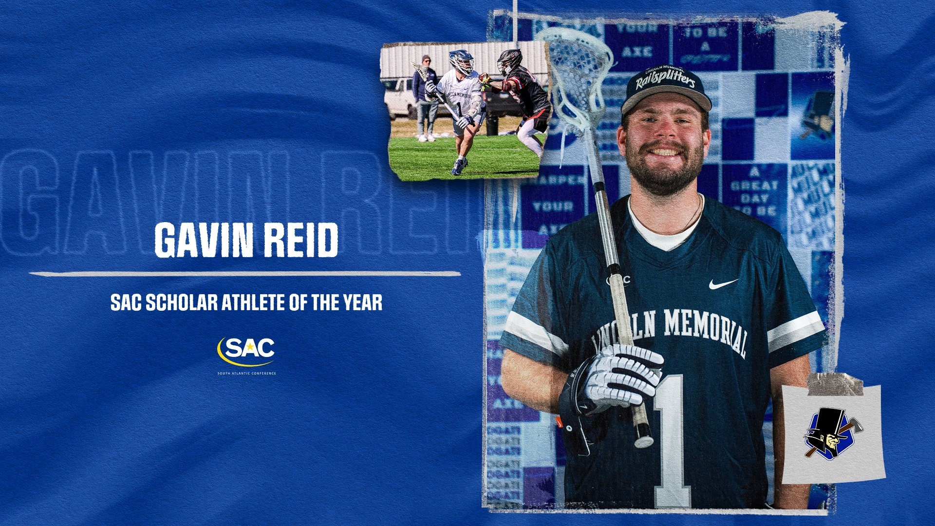 gavin reid mlax saac scholar athlete of year 2026