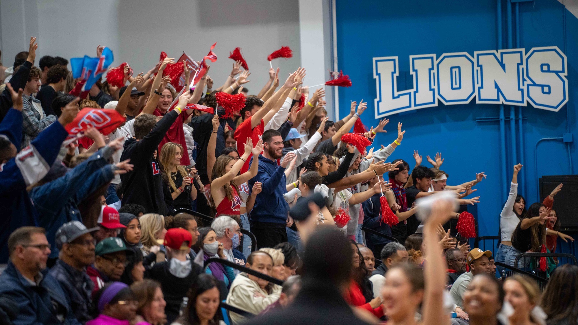 Men's Basketball Gersten Pavilion Student Crowd