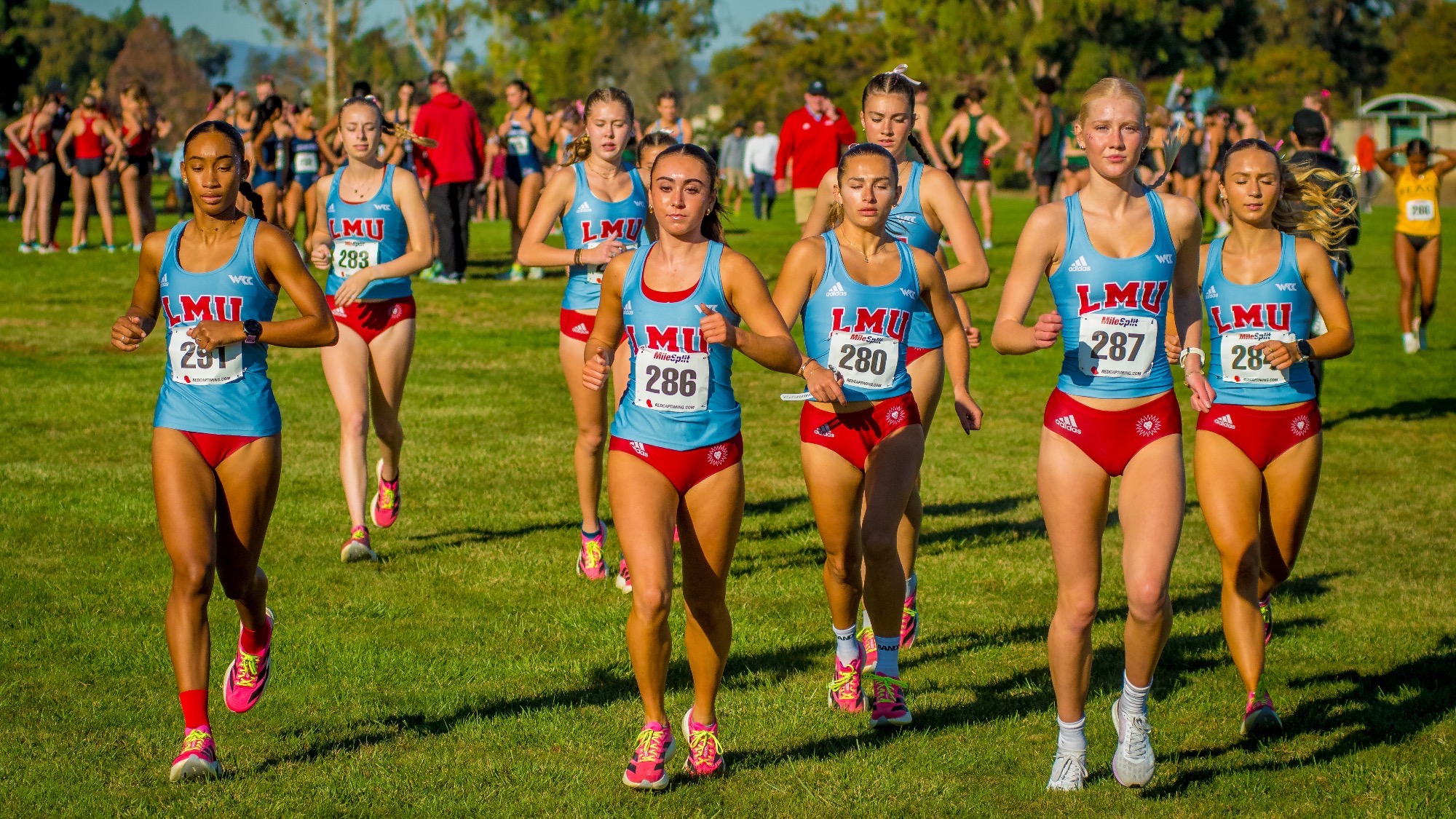 women's cross country start
