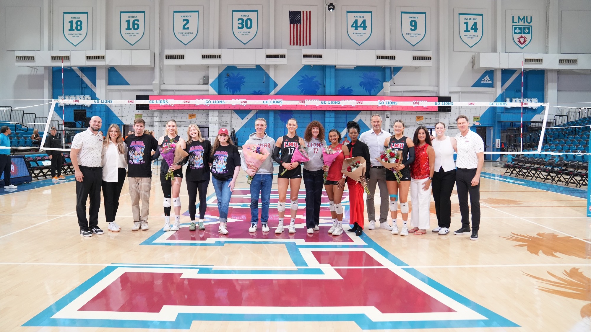 Senior Day Photo LMU Volleyball 2025
