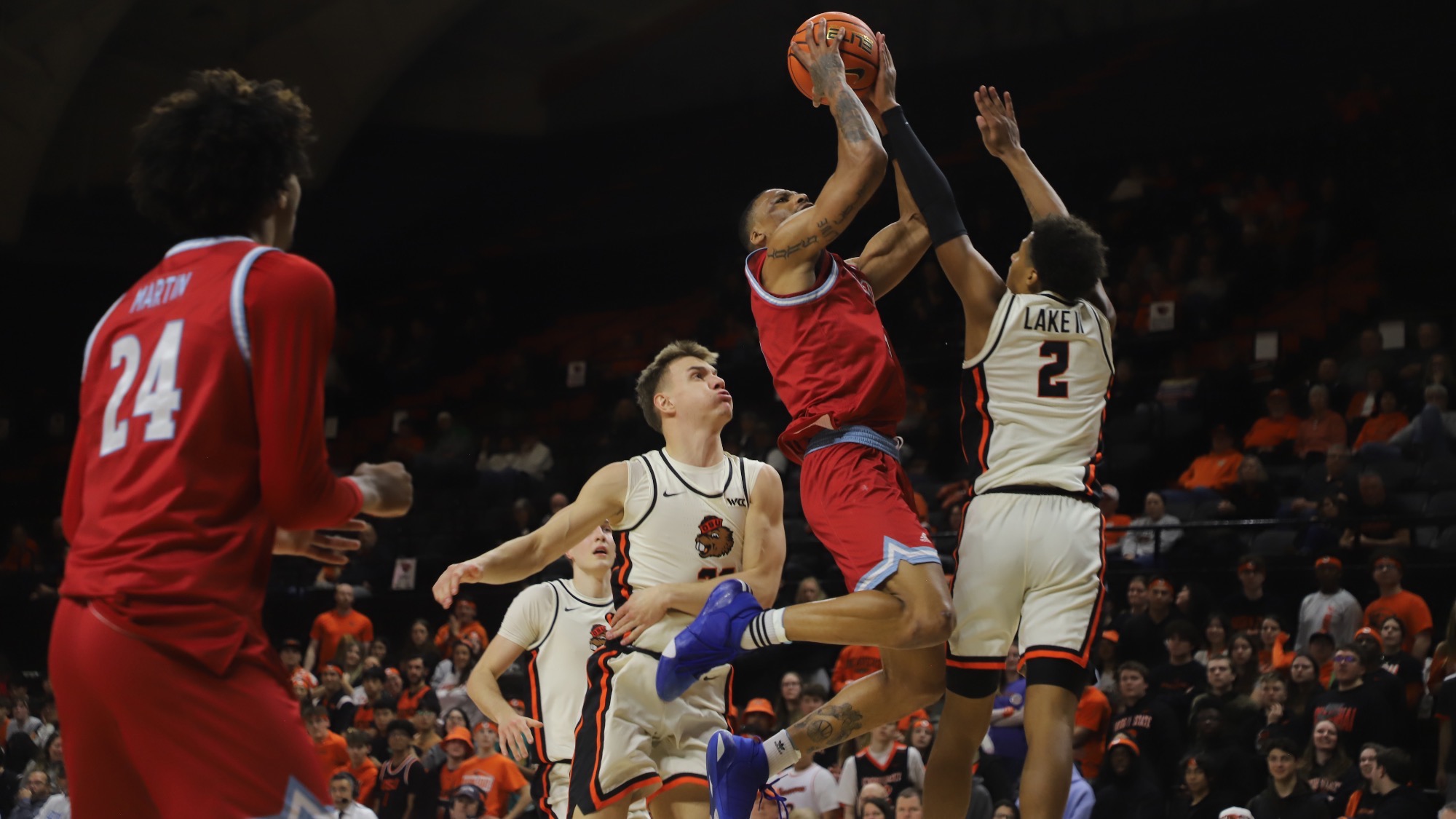 Myron Ames Jr. scores 18 at Oregon State