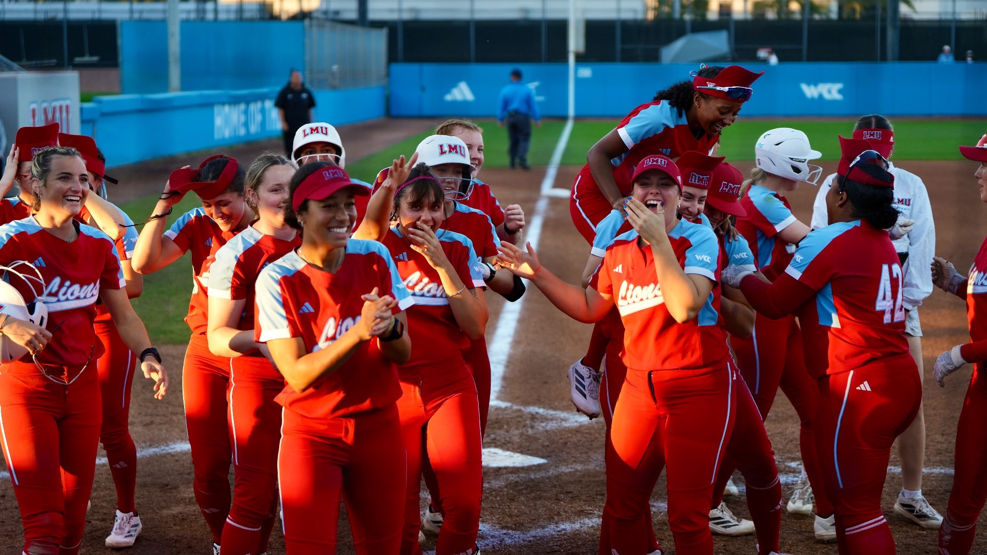 Softball Celebration at Home