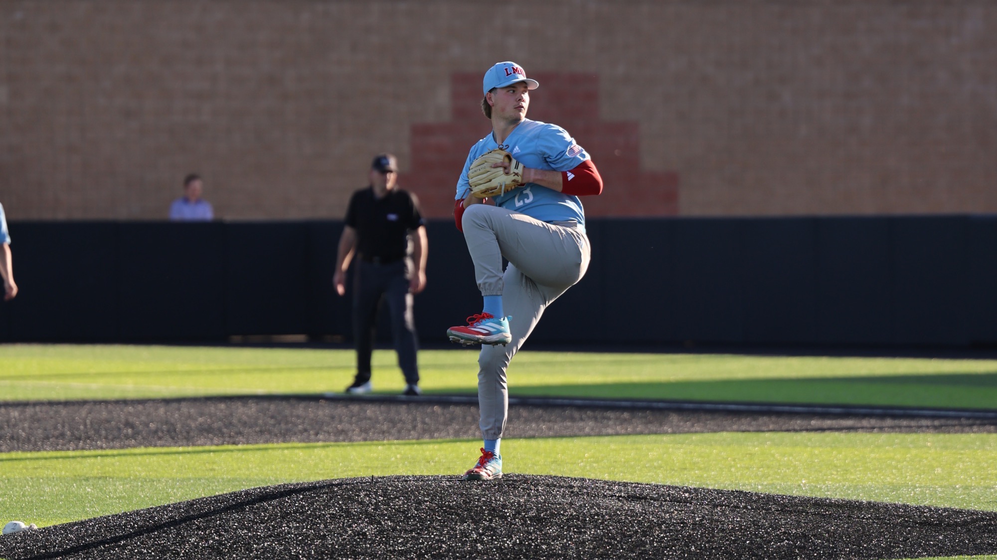 Jonah Johnson pitching
