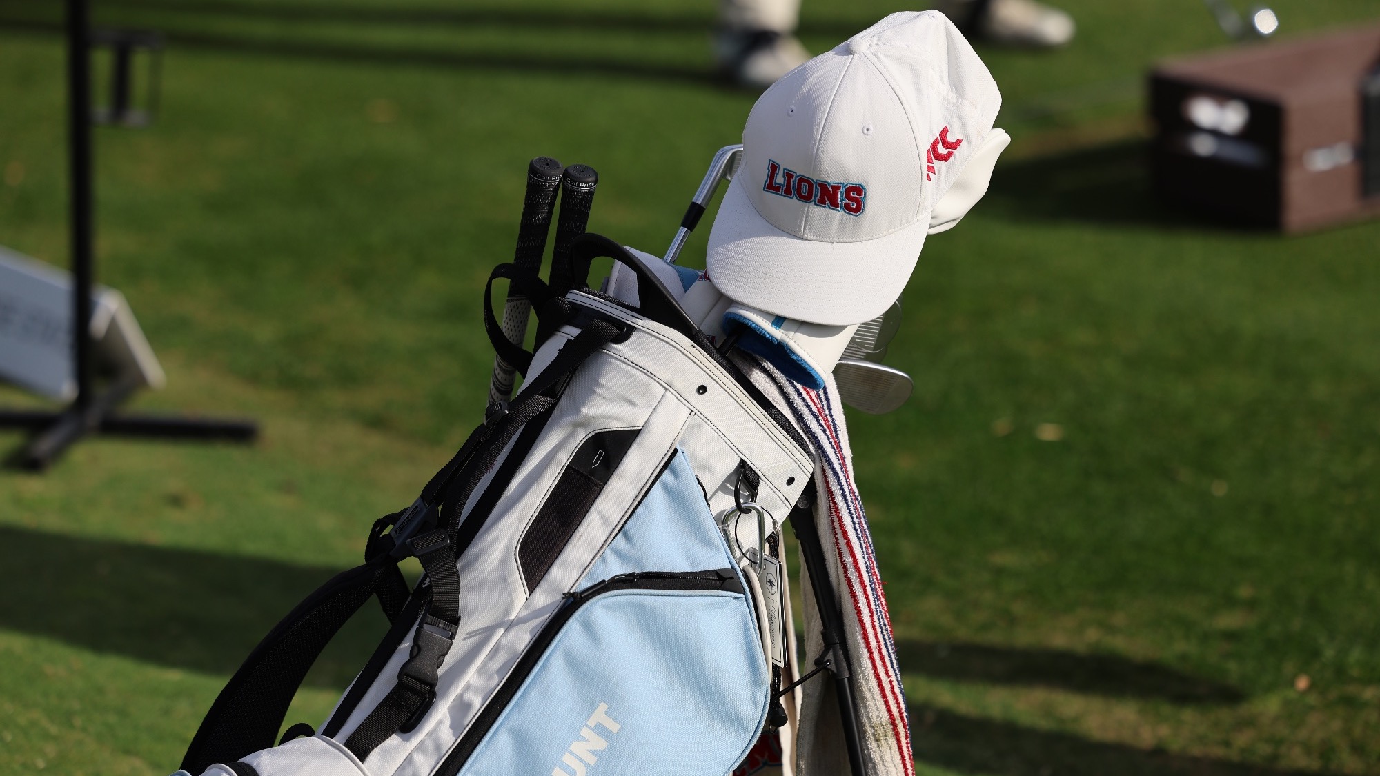 LMU Golf Bag and Hat