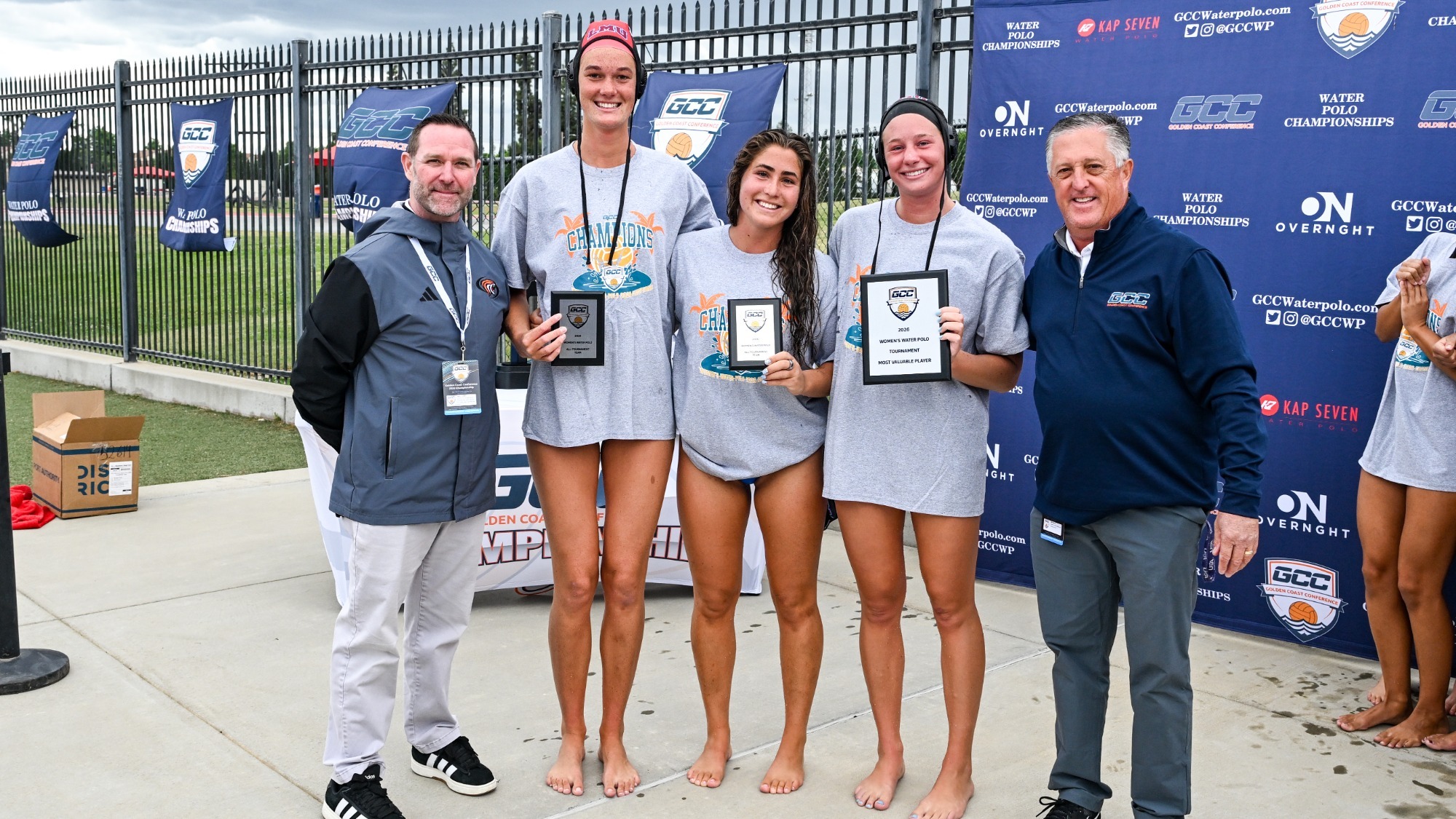 2026 GCC All-Tournament Team: Anna Tarantino, Cila David, Madison Searle