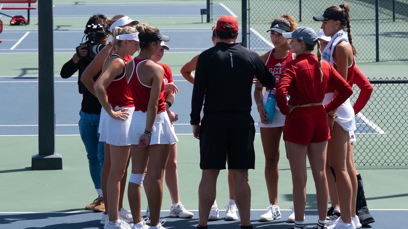 WTEN huddle after a match