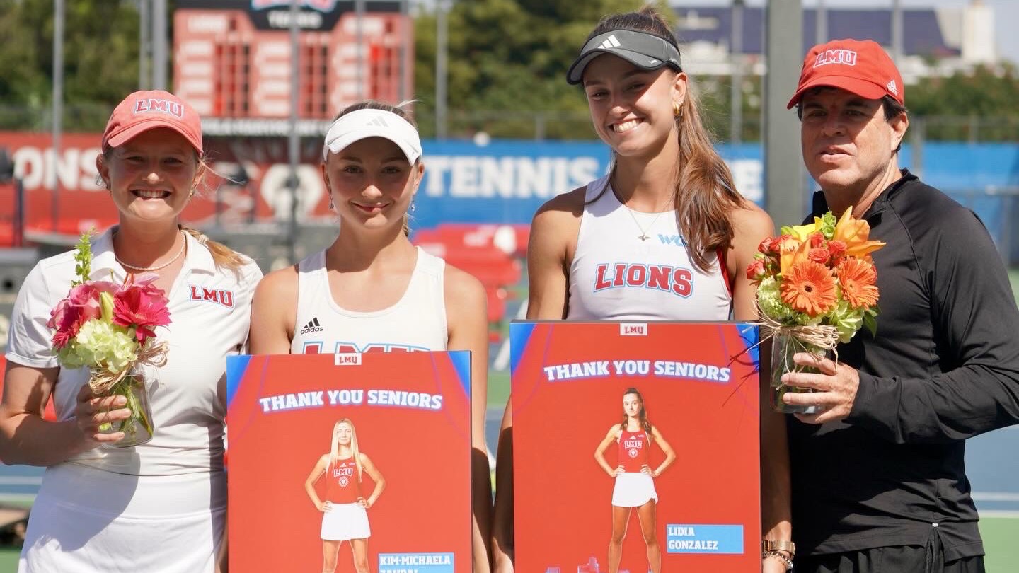 Kim and Lidia recognized on Senior Day