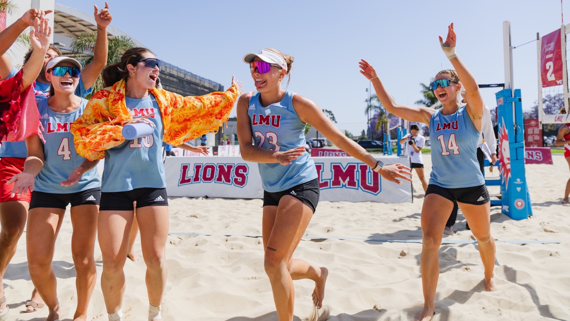 LMU Beach Volleyball Defeats #3 USC