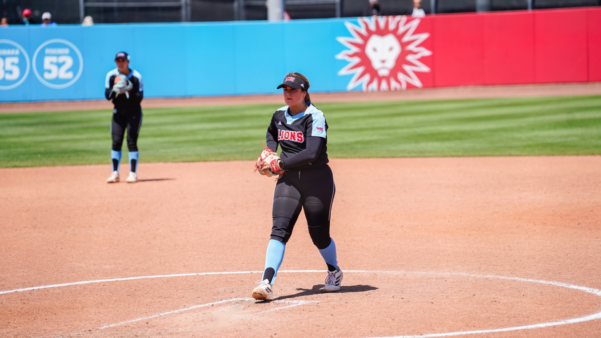 Lindsay on mound