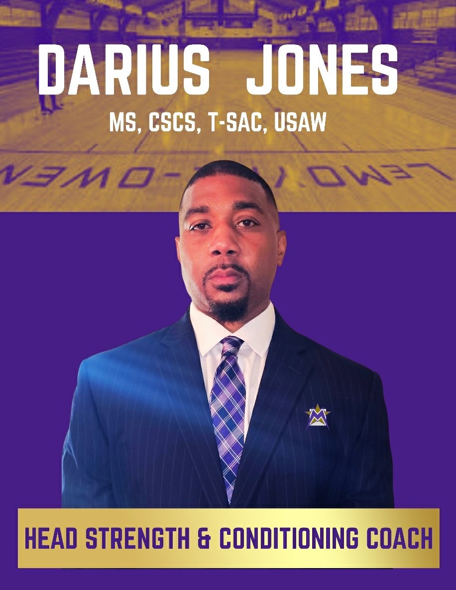 Darius Jones (Head Strength & Conditioning Coach)