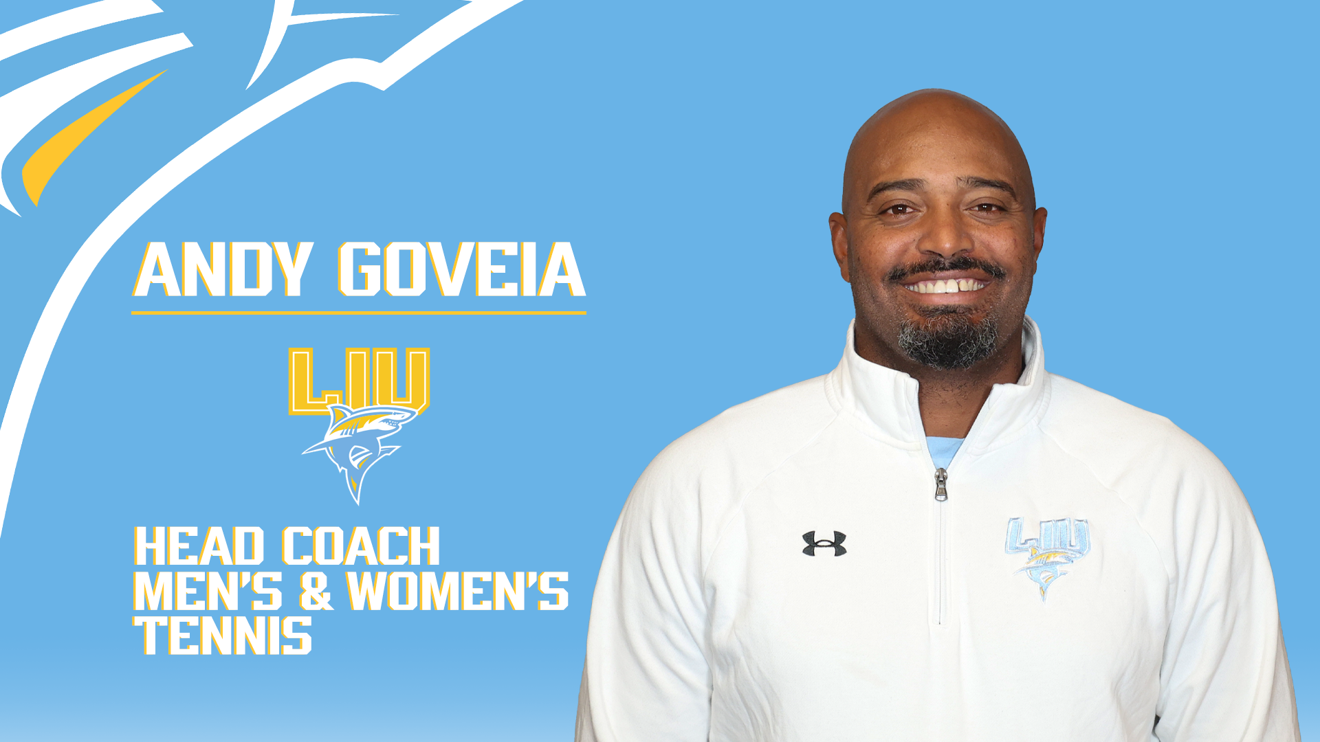 Andy Goveia HC Announcement Graphic