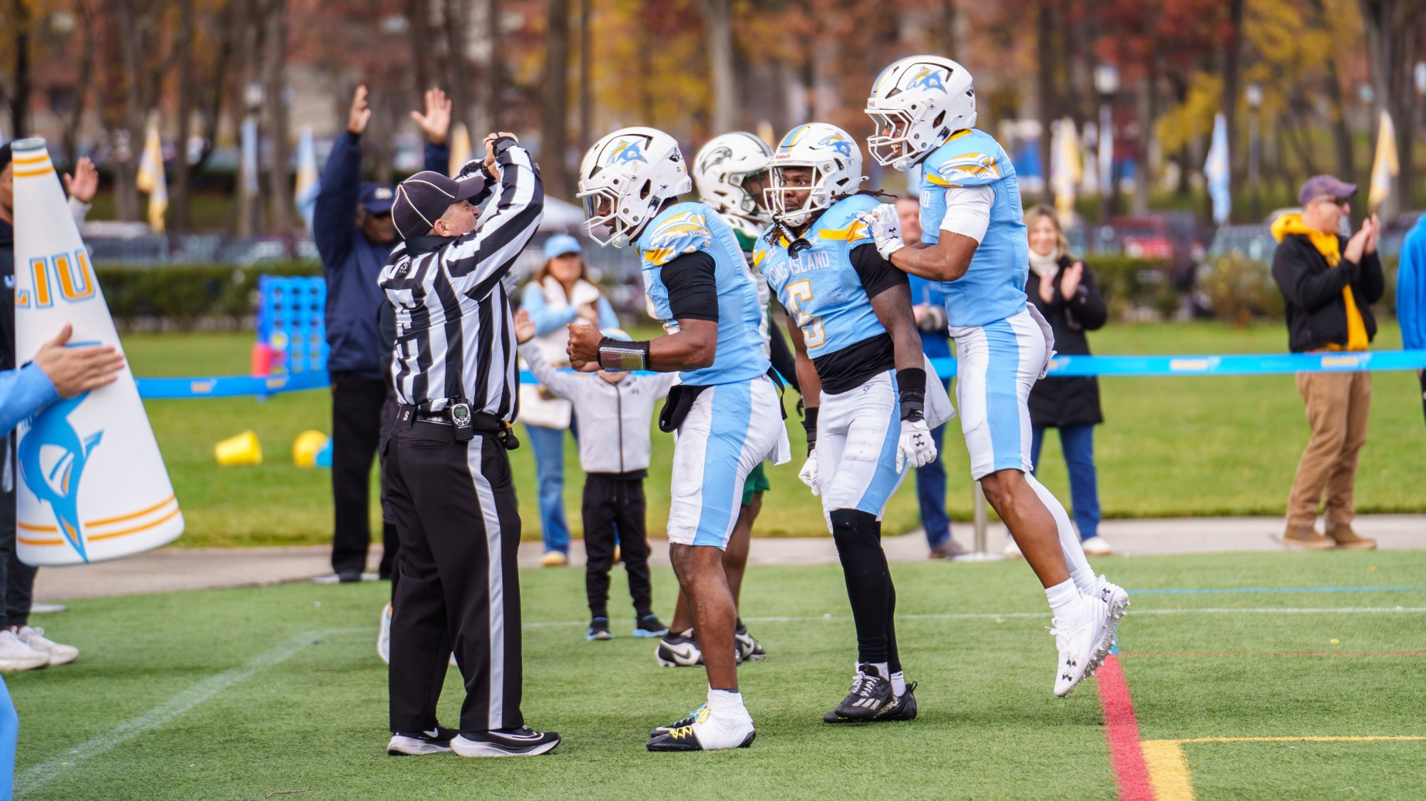 Ethan Greenwood celebrates vs. Wagner 11-22-25 Edited