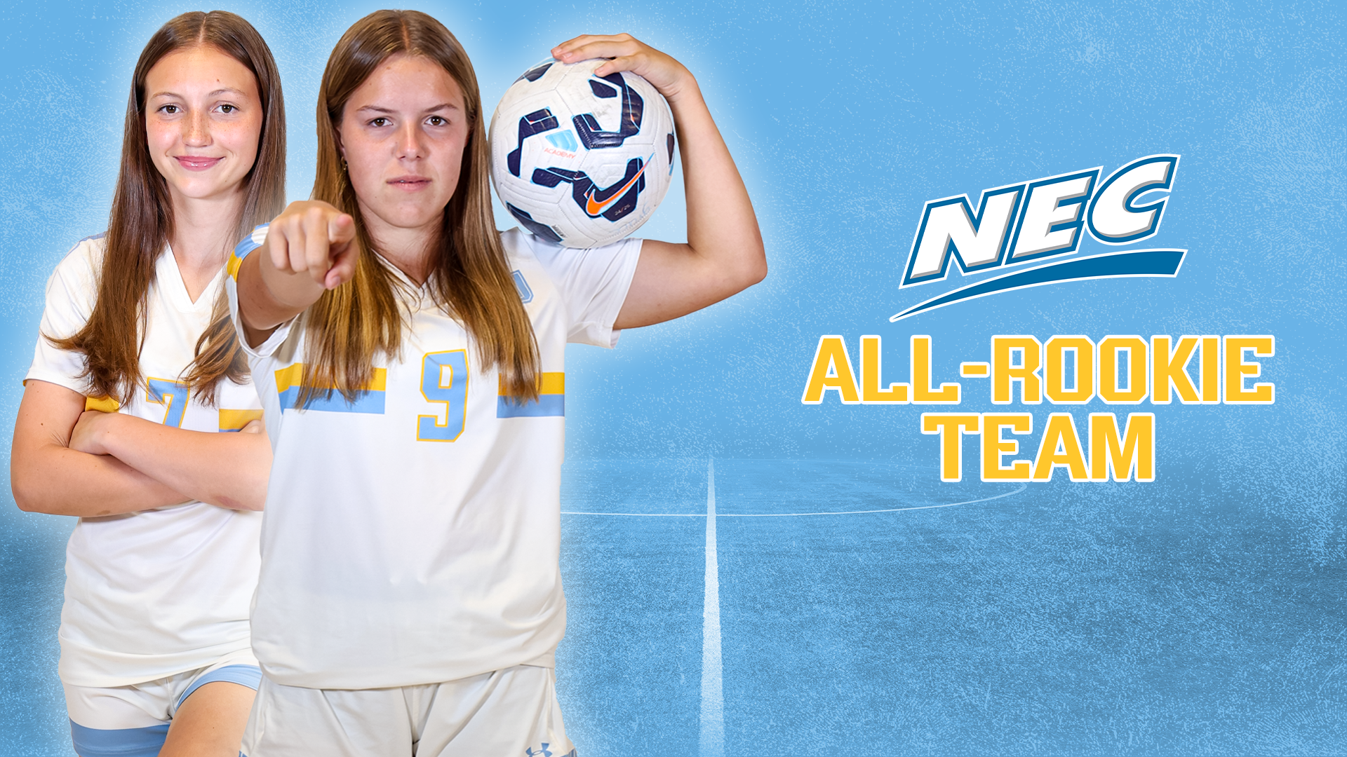 LIU Women's Soccer NEC All-Rookie Team 2025