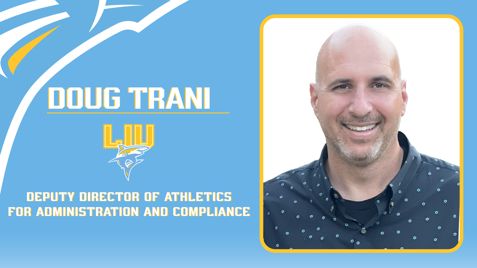 Doug Trani Announcement Graphic