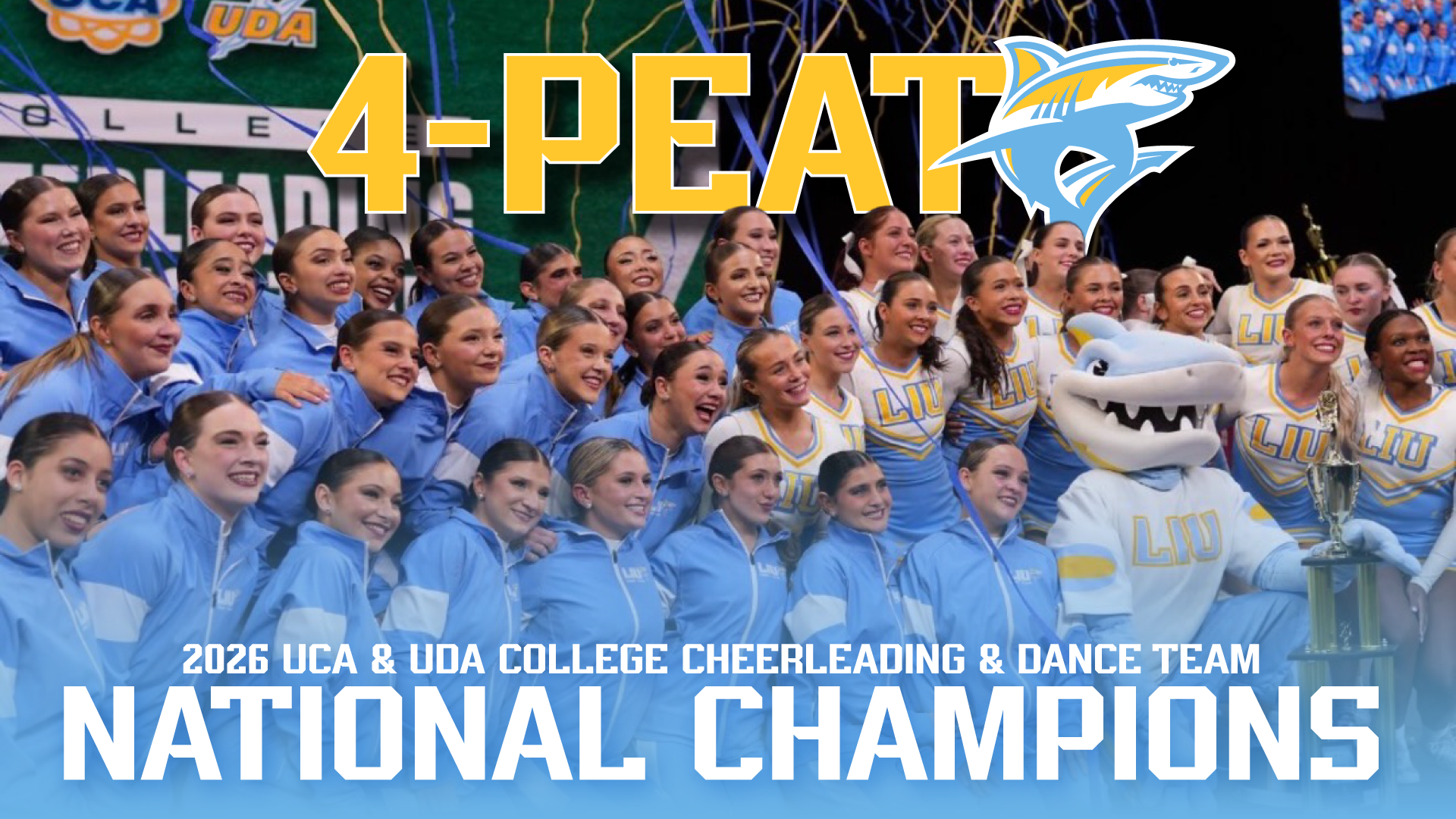 Cheer & Dance 4-Peat Graphic
