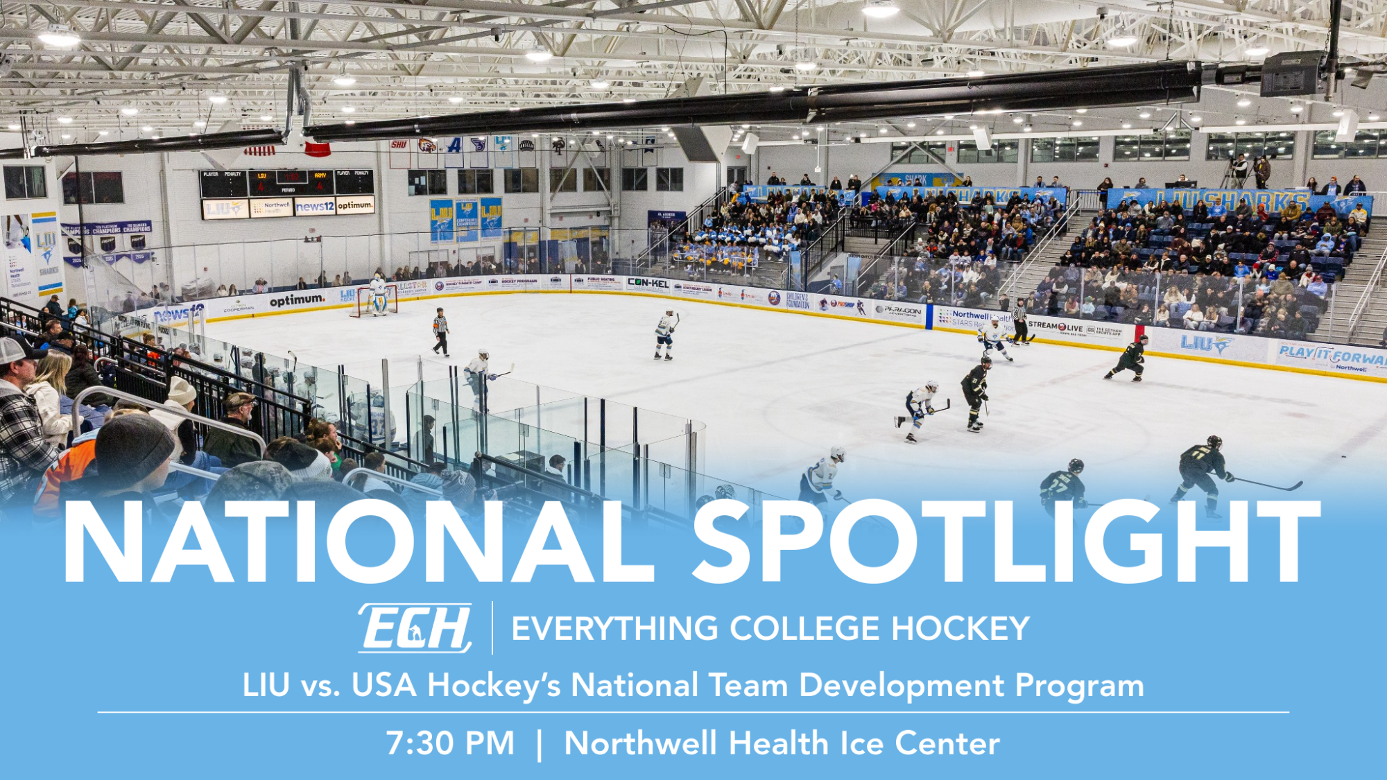LIU Men's Hockey vs. USA National Team Development Program 