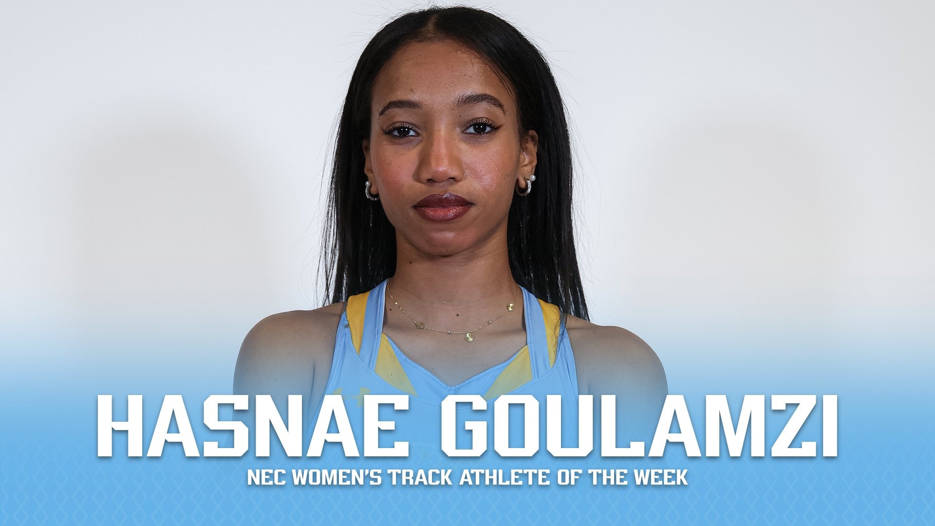 Hasnae Goulamzi Women's Track Athlete of Week Feb. 3, 2026