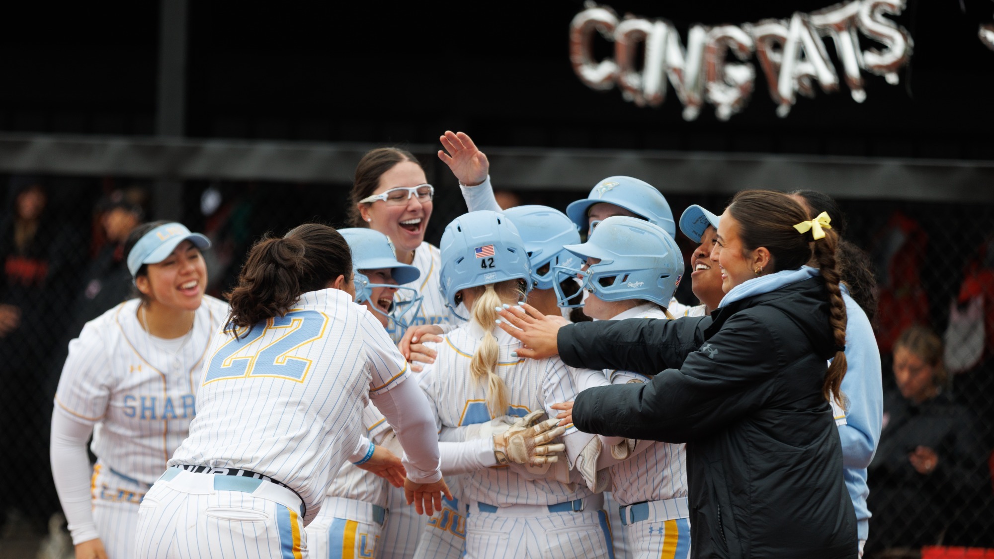 Ava Fairbanks Home Run Celebration 4.26